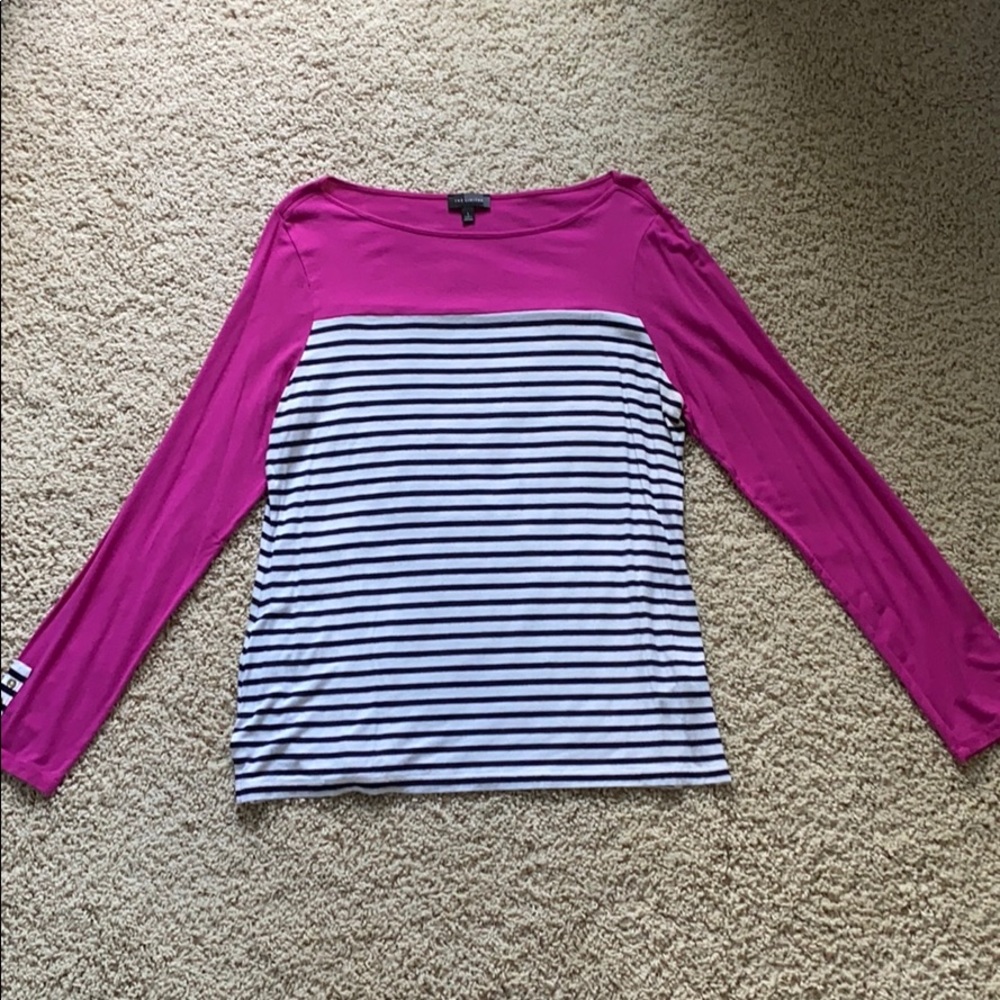 Pink and stripped long sleeve